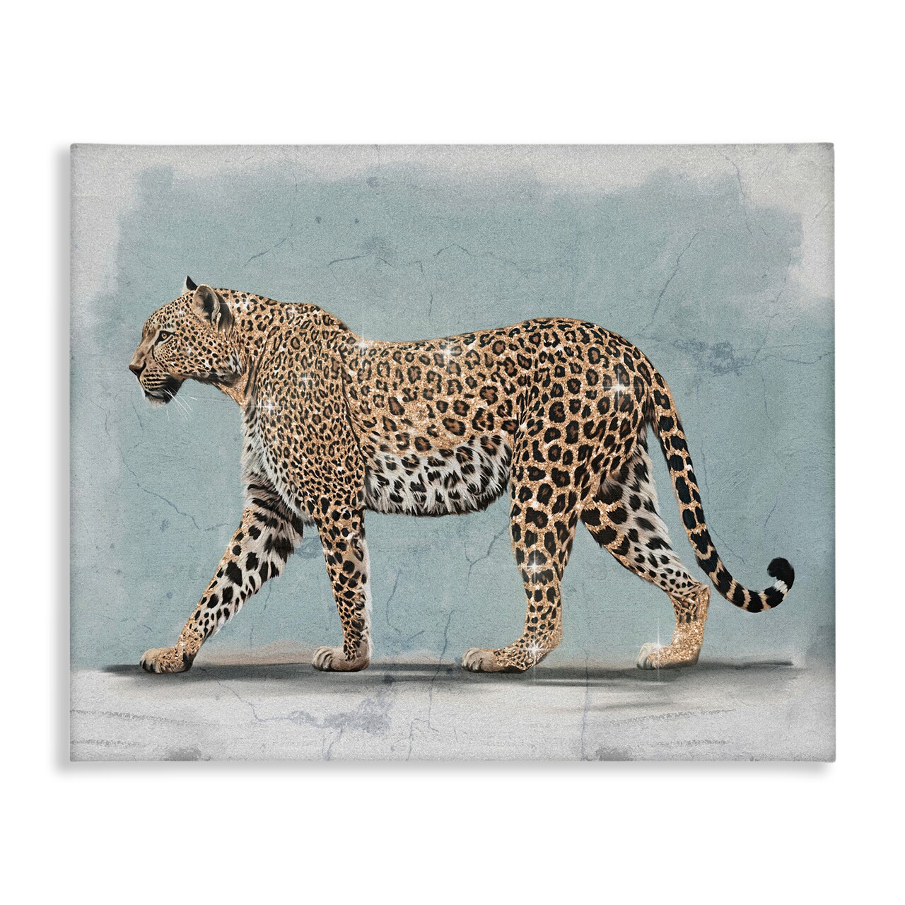 Stupell Industries Stepping Glam Leopard Canvas Wall Art Design by Svetlana Aleynikova
